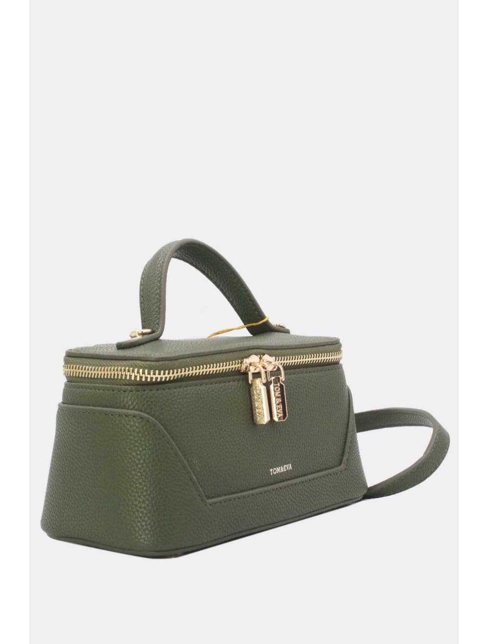 Petit Sac à Main Effet Grainé 25P-6171-Vert — vue 3