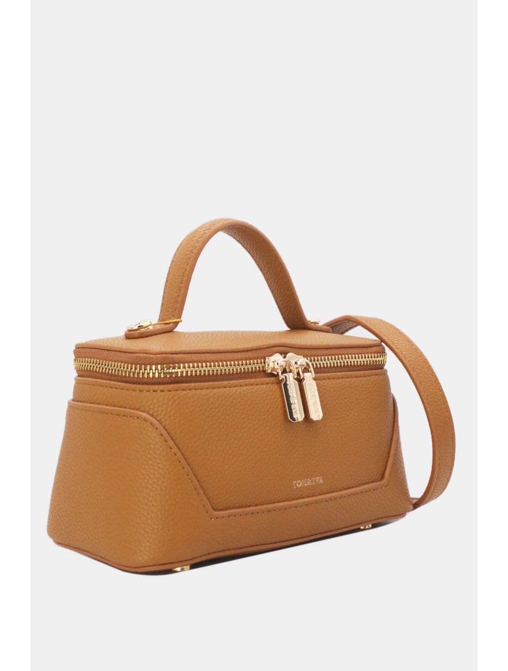 Petit Sac à Main Effet Grainé 25P-6171-Tan — vue 3