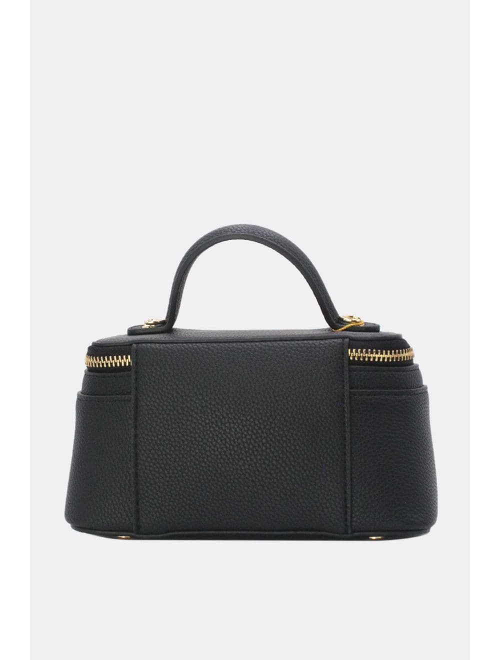 Petit Sac à Main Effet Grainé 25P-6171-Noir — vue 4