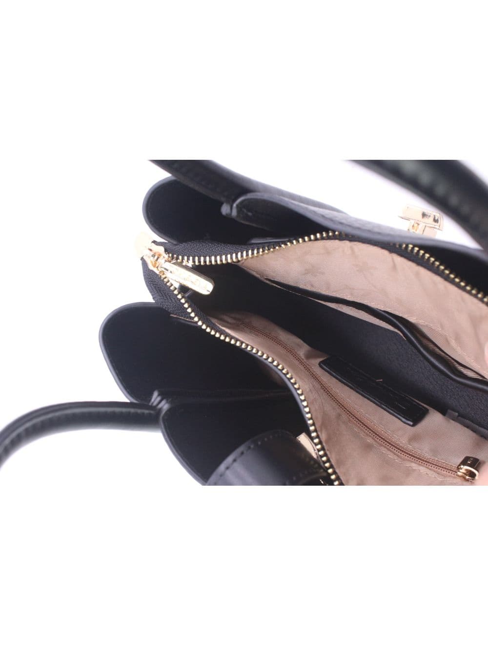 Petit Sac à Main Chic Femme Effet Grainé 25P-6200-Noir — vue 5