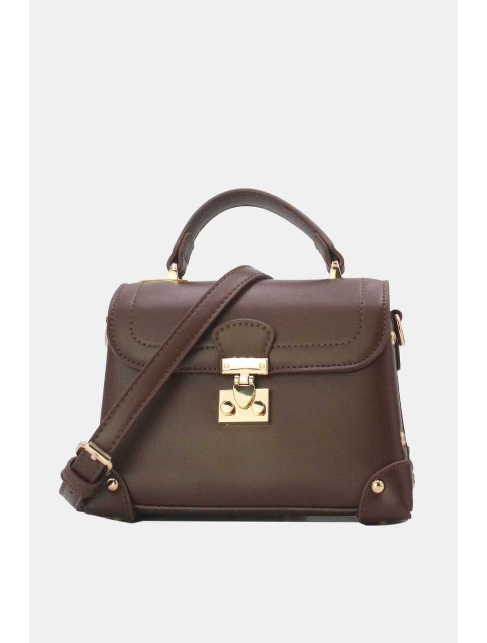 Petit Sac à Main Carré Urbain Femme 24P-6066-Café — vue 2