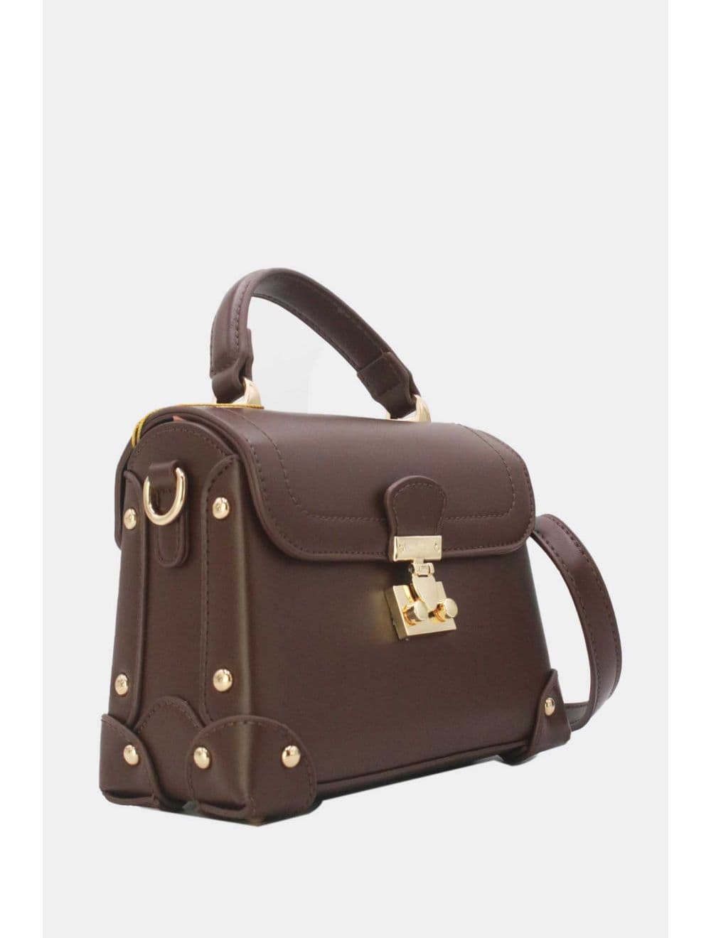 Petit Sac à Main Carré Urbain Femme 24P-6066-Café — vue 3