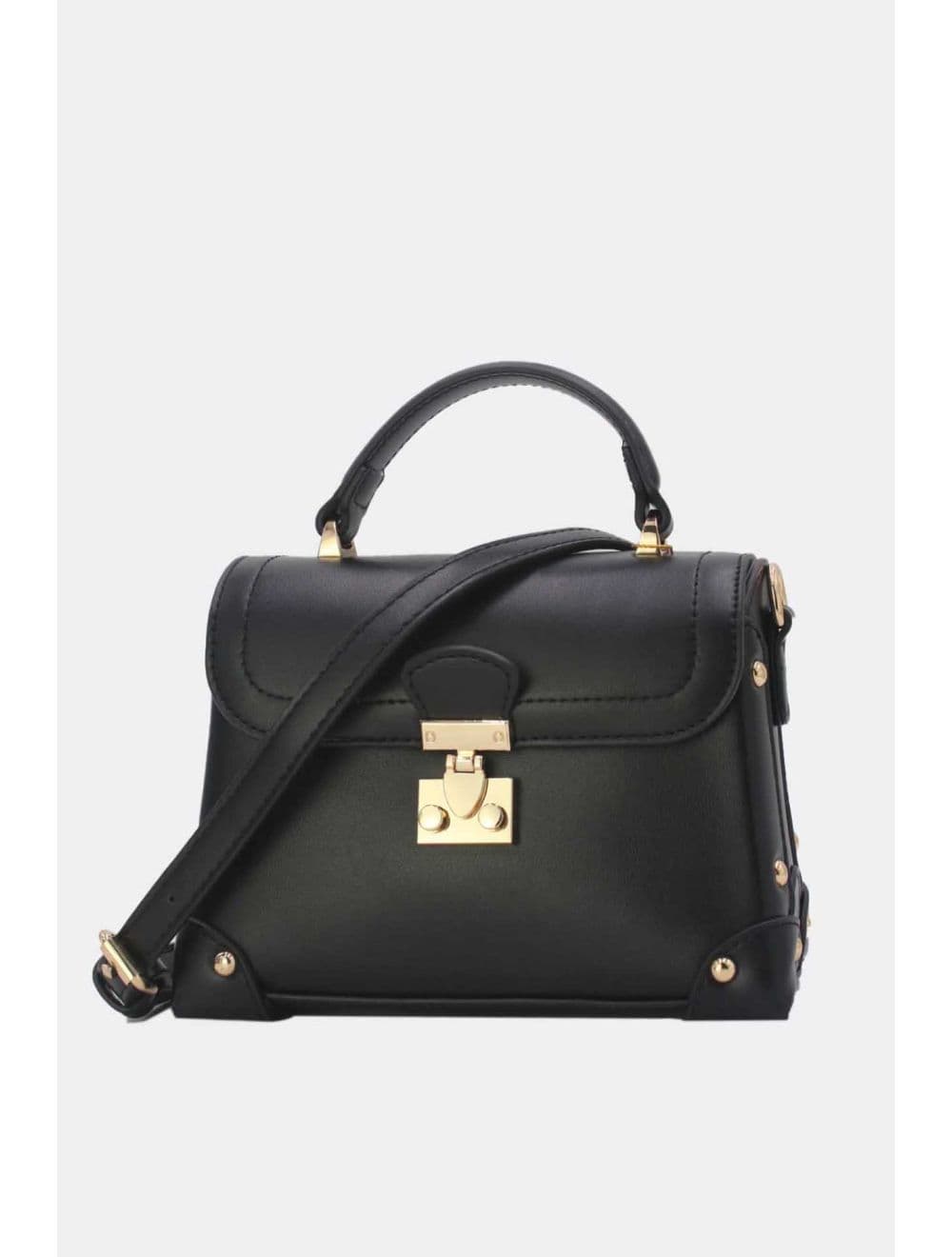 Petit Sac à Main Carré Urbain Femme 24P-6066-Noir