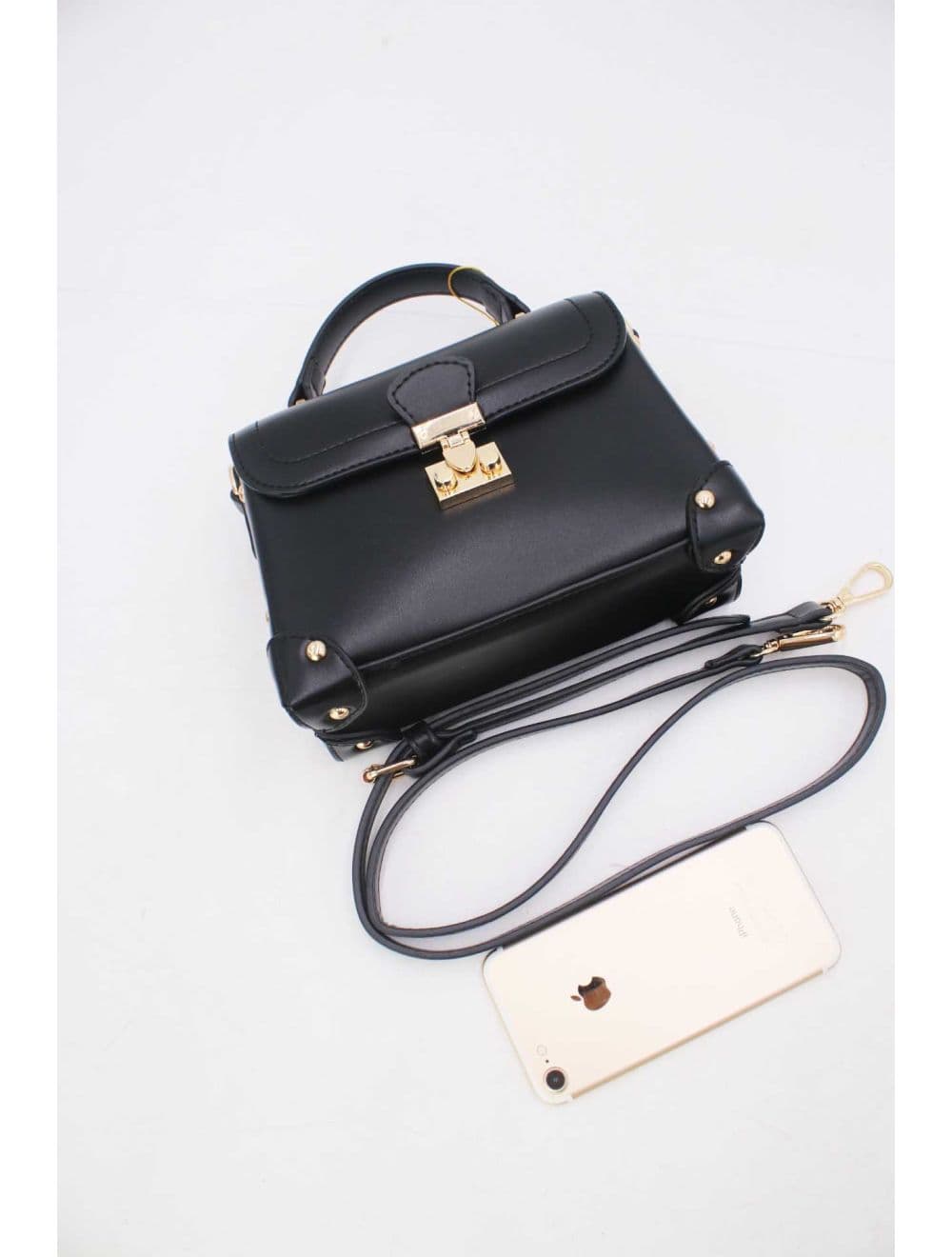 Petit Sac à Main Carré Urbain Femme 24P-6066-Noir — vue 4