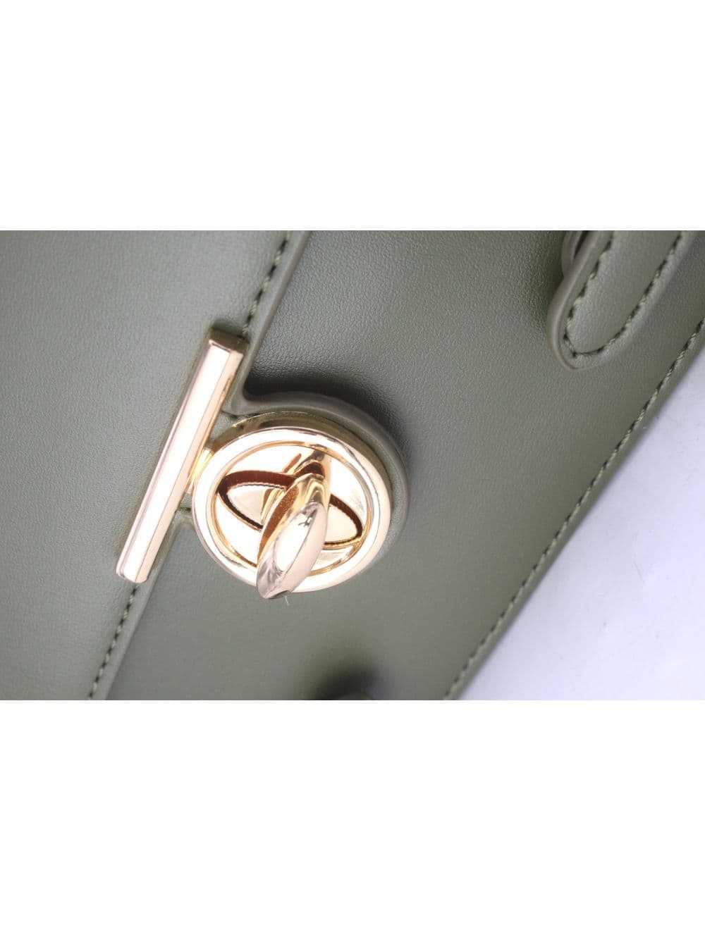 Petit Sac à Main Rigide Urbain Femme 24P-6065-Vert Foncé