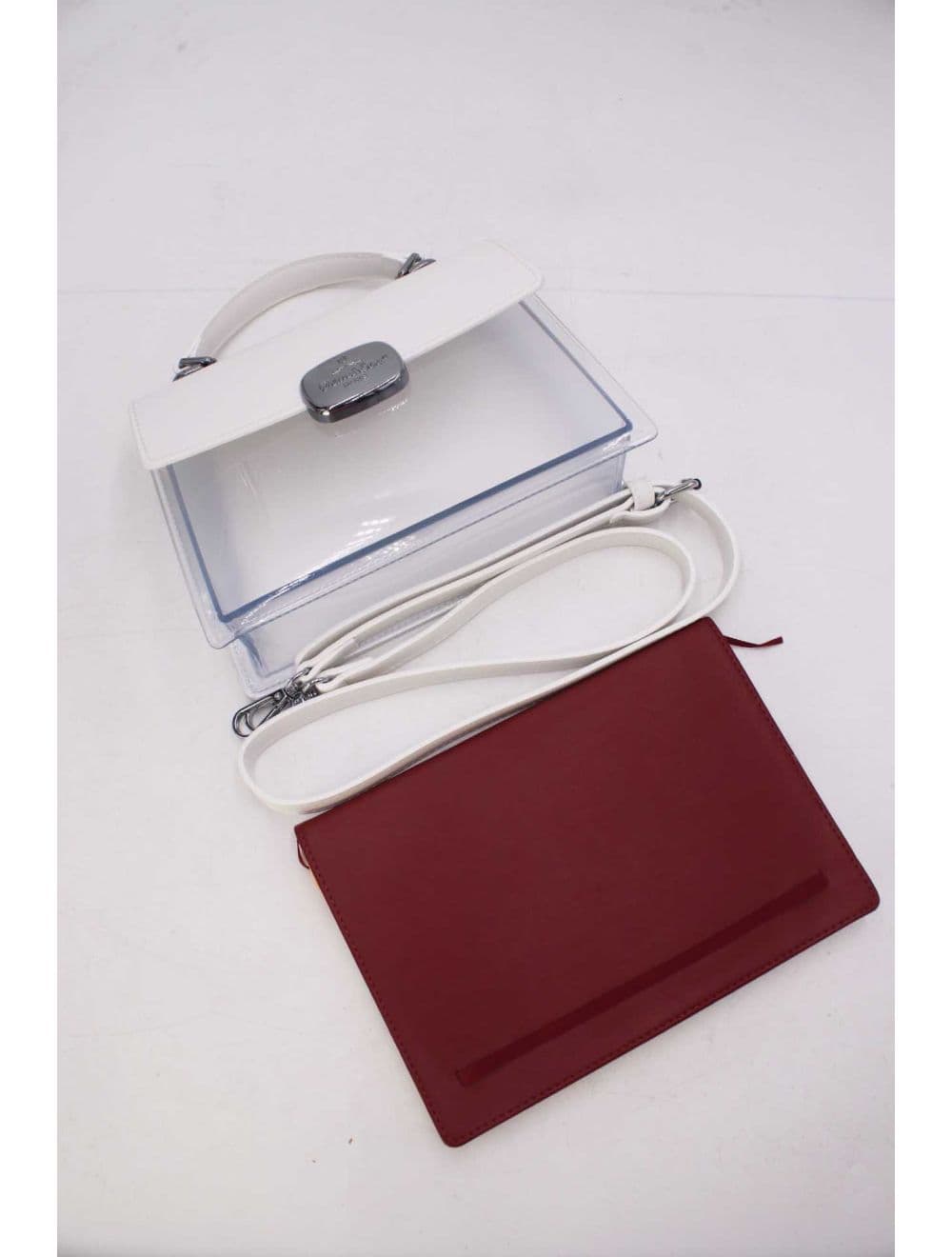 Petit Sac à Main Transparent 24P-6062-Blanc — vue 5