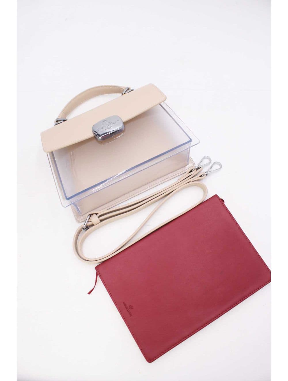 Petit Sac à Main Transparent 24P-6062-Abricot — vue 4