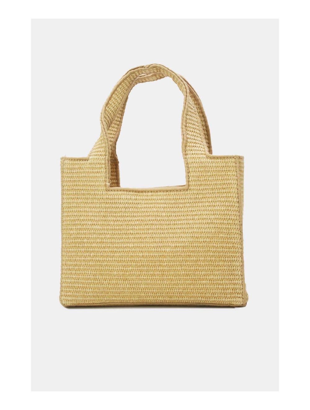 Petit Sac à Main En Paille Minimaliste 24P-6082-Khaki/BR — vue 3