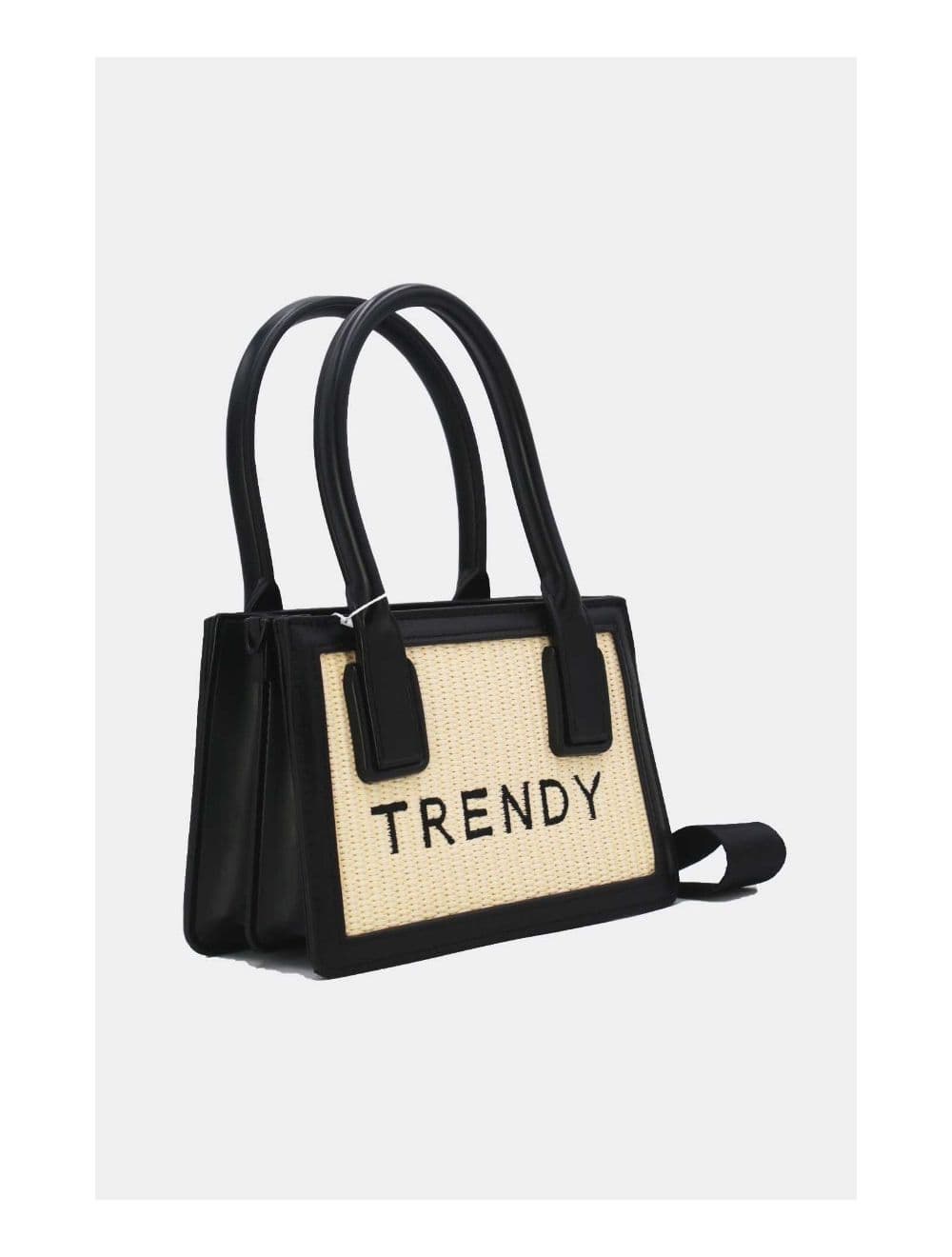Petit Sac à Main Effet Paille Style Vintage 24P-6060-Beige — vue 3