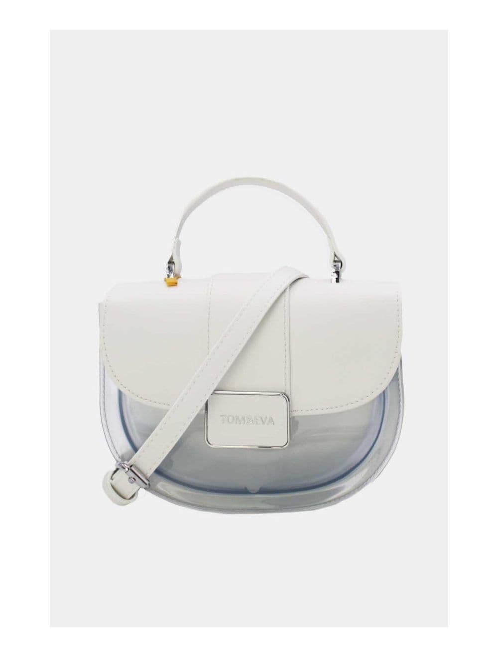 Petit Sac à Main Transparent 24P-6063-Blanc