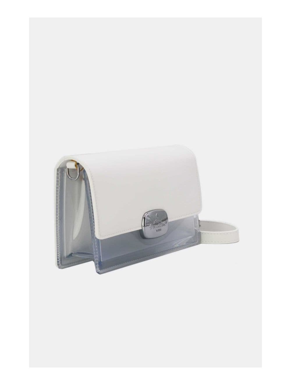 Sac à Bandoulière Transparent 24P-6061-Blanc — vue 3