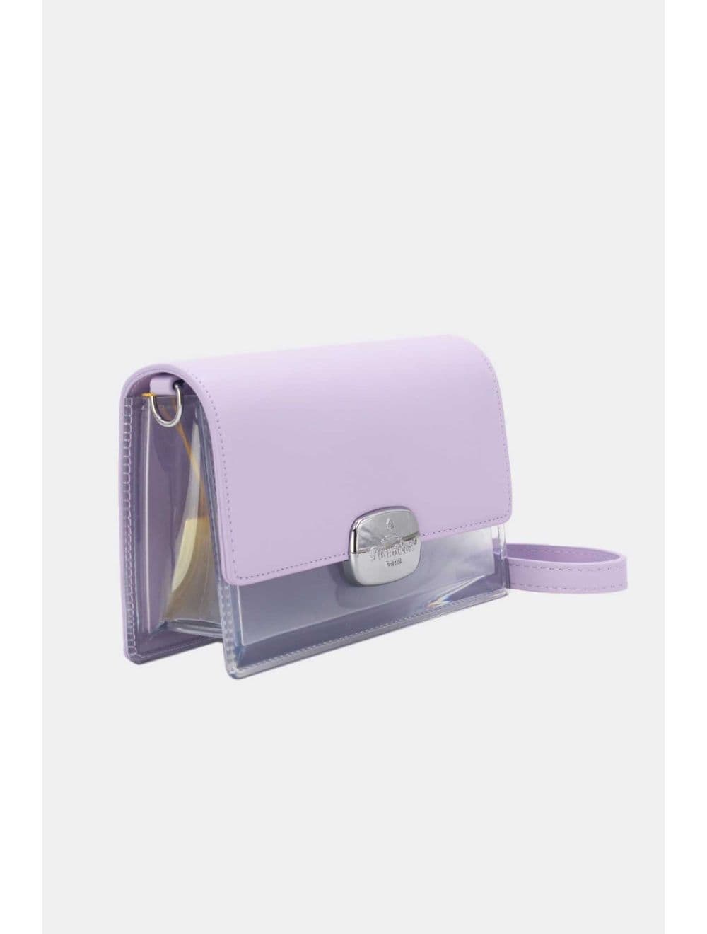 Sac à Bandoulière Transparent 24P-6061-Violet — vue 3