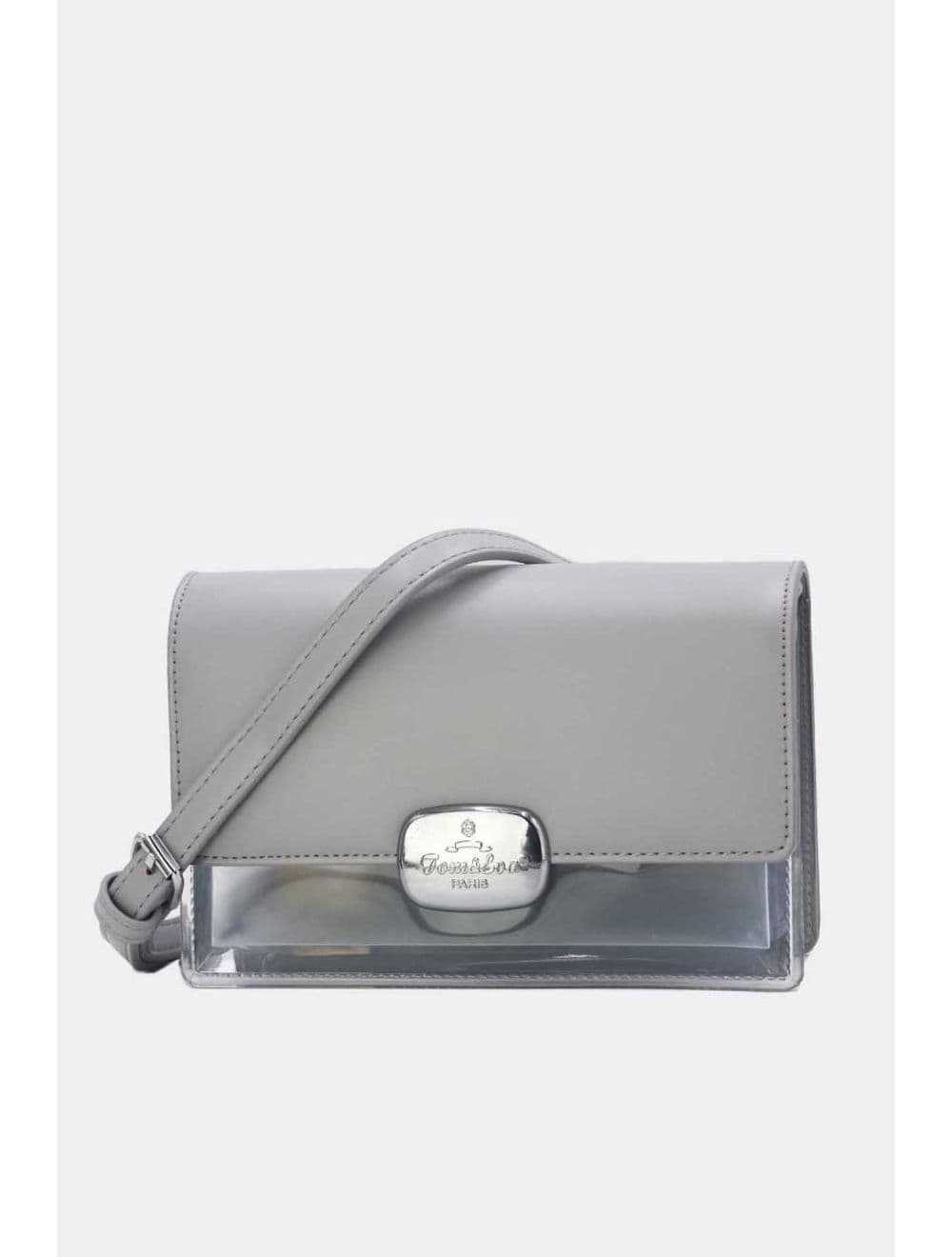 Sac à Bandoulière Transparent 24P-6061-Gris