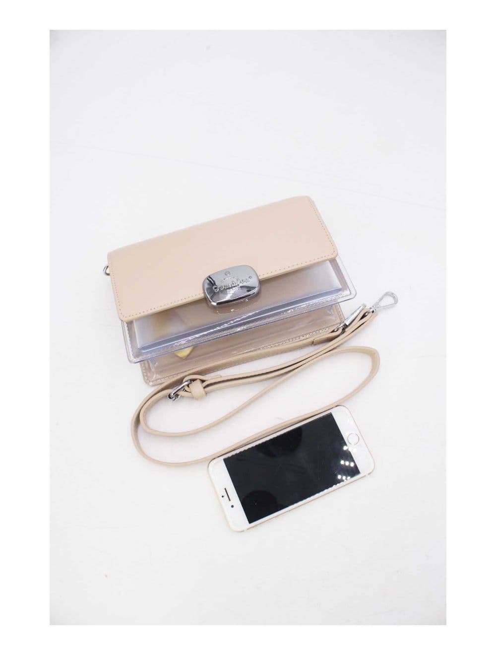 Sac à Bandoulière Transparent 24P-6061-Abricot — vue 5