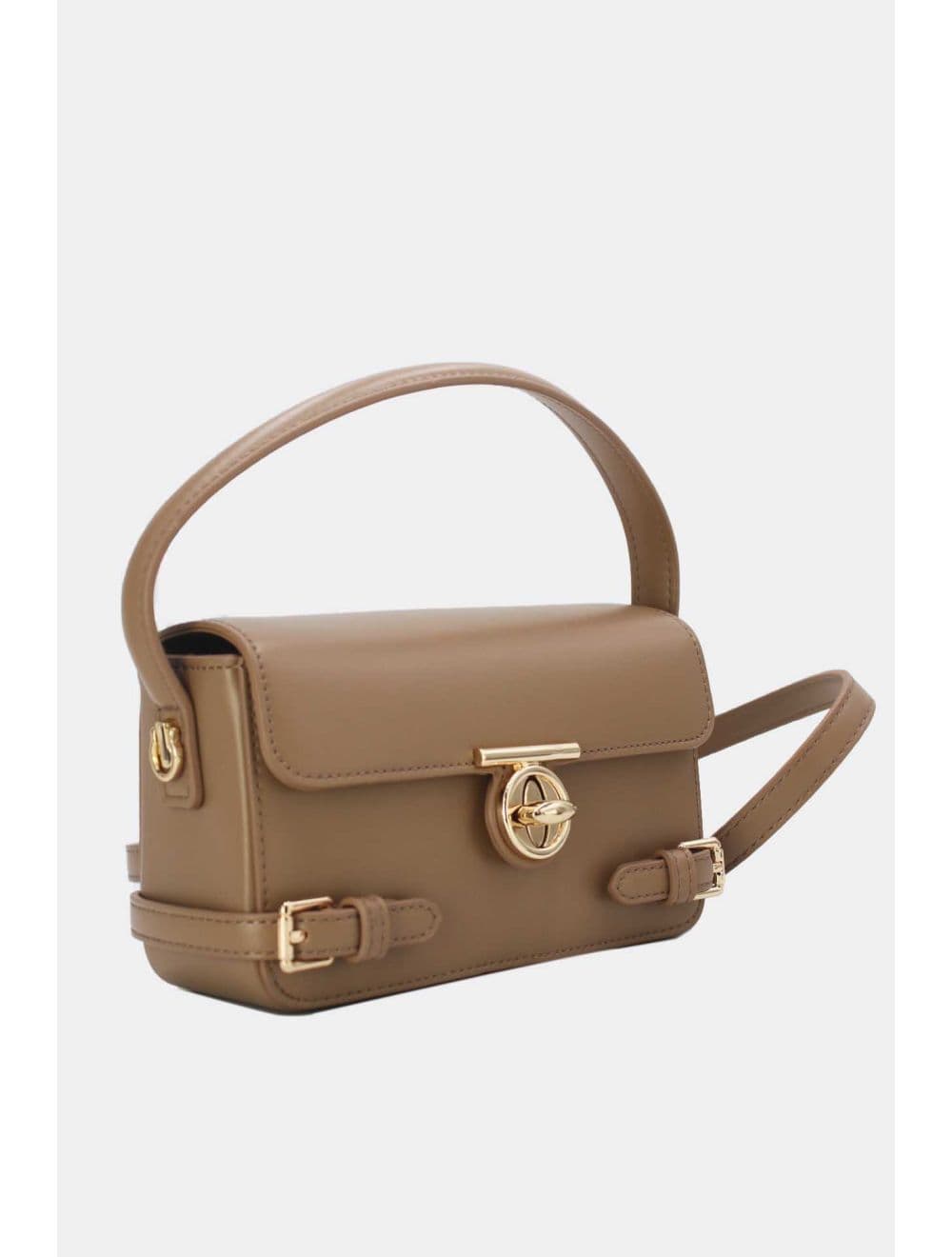 Petit Sac à Main Rigide Urbain Femme 24P-6065-Kaki — vue 5