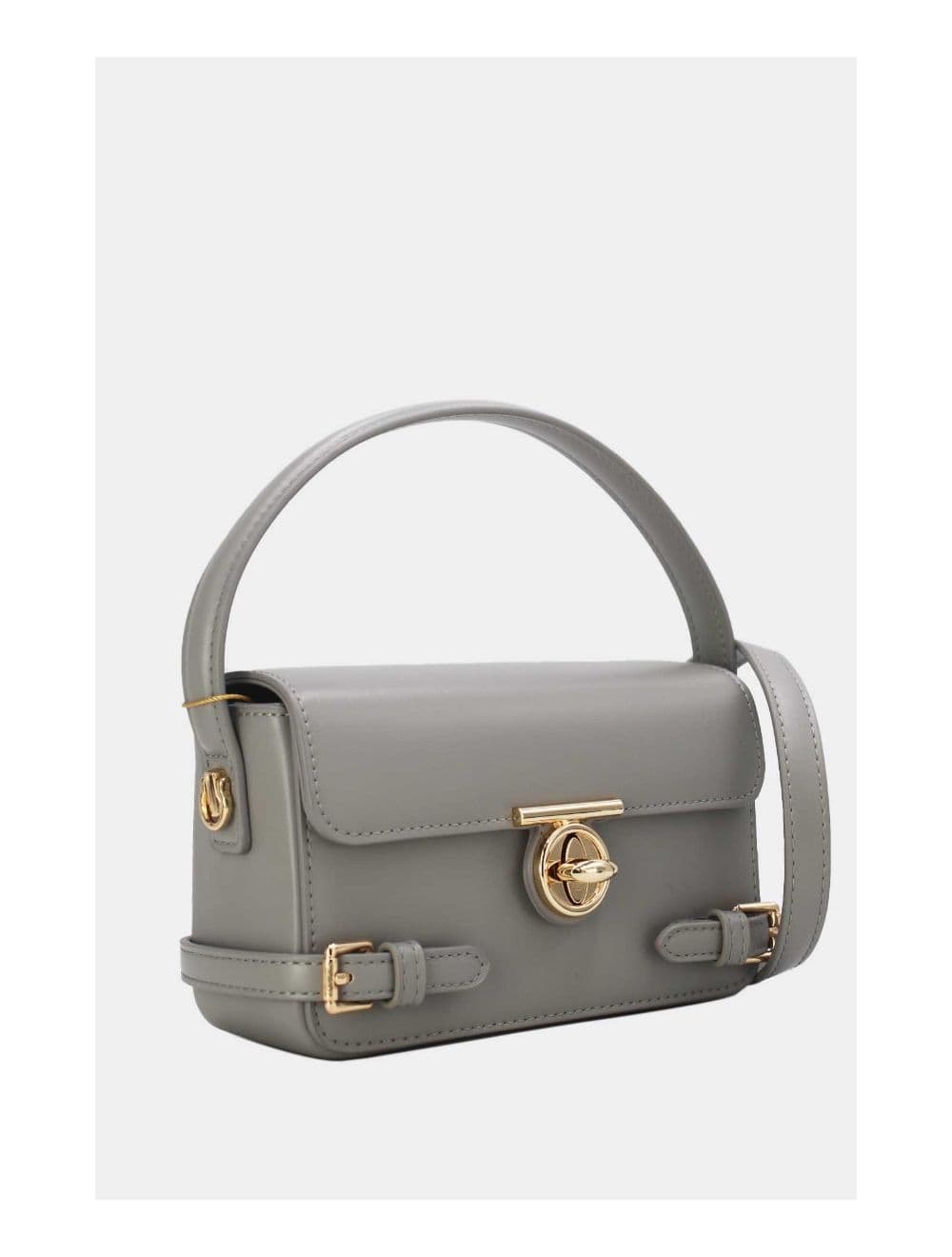 Petit Sac à Main Rigide Urbain Femme 24P-6065-Gris — vue 3