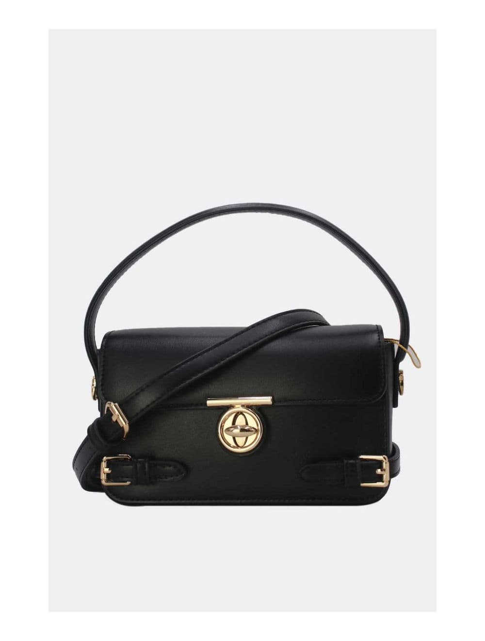 Petit Sac à Main Rigide Urbain Femme 24P-6065-Noir
