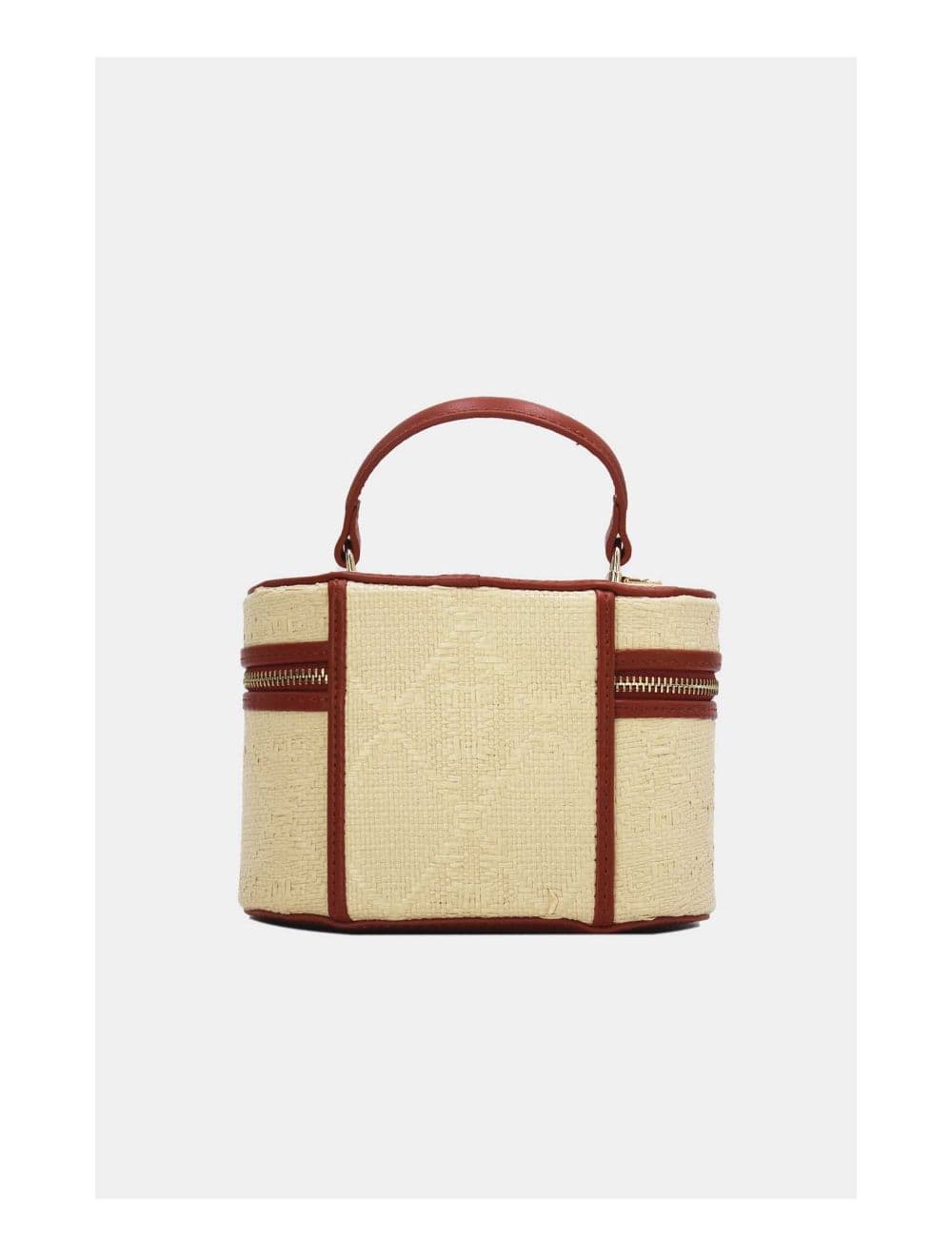 Mini Sac à Main Bi-matière 24P-5936-Camel — vue 4