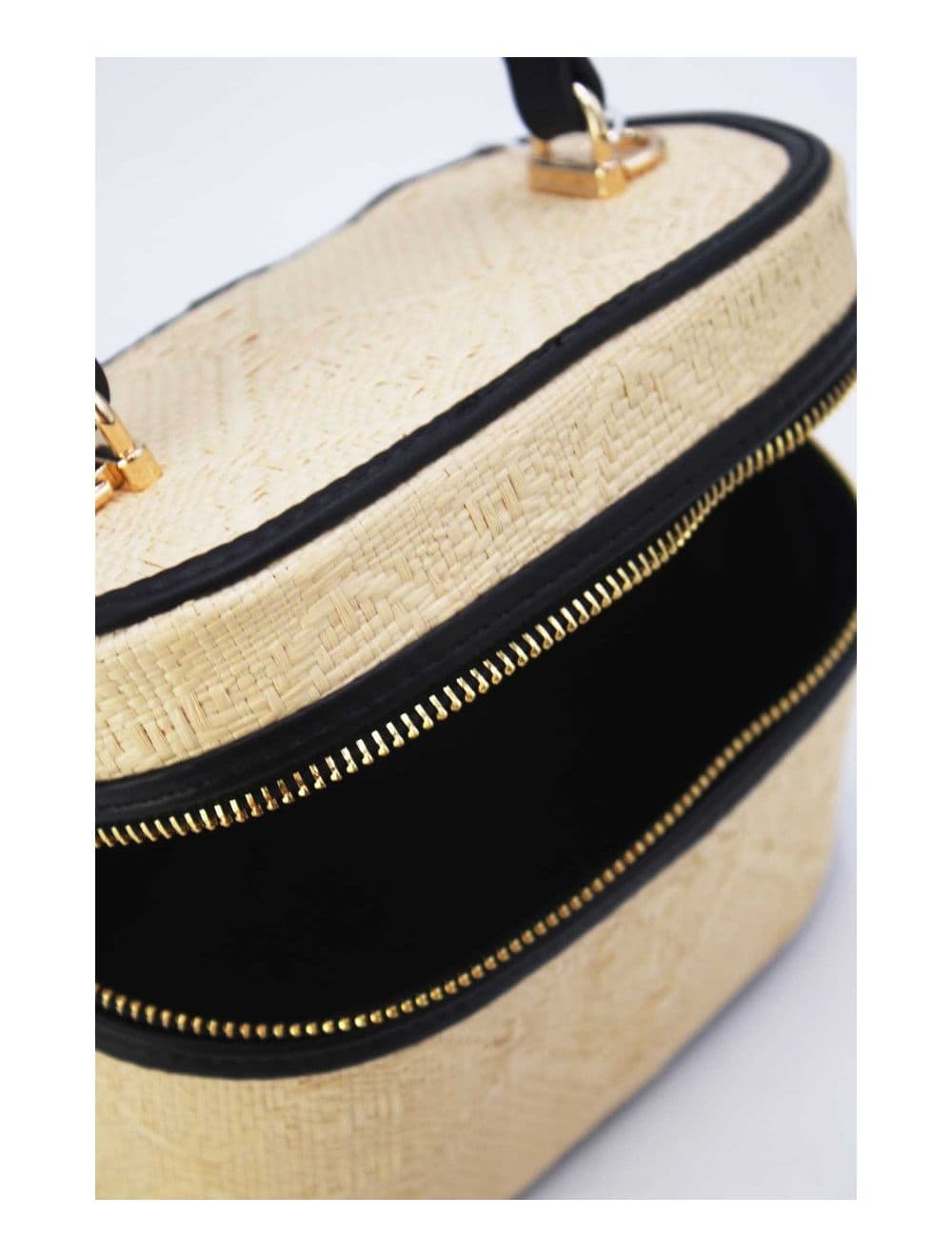 Mini Sac à Main Bi-matière 24P-5936-Noir
