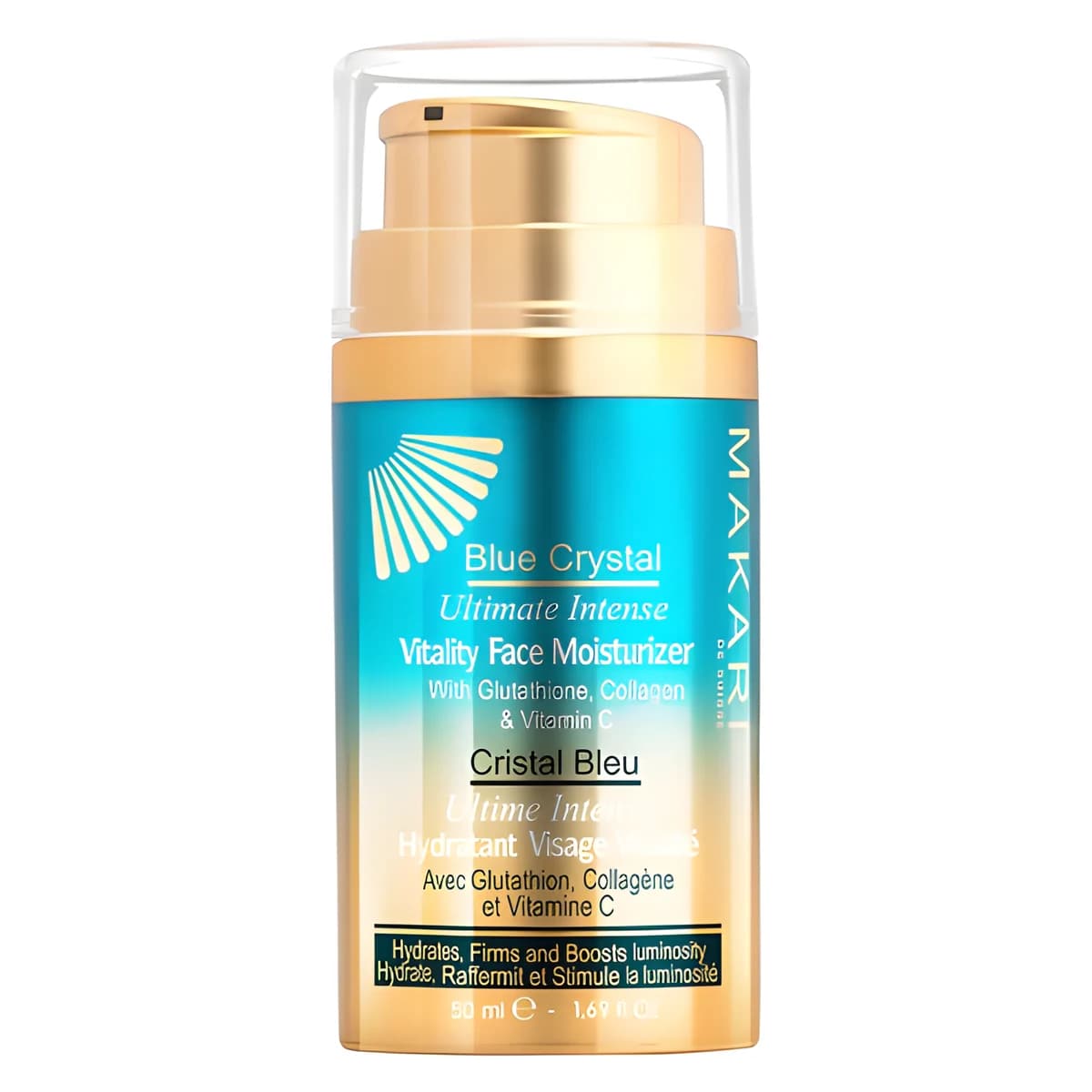 Hydratant Visage Vitalite Cristal Bleu 50 ml