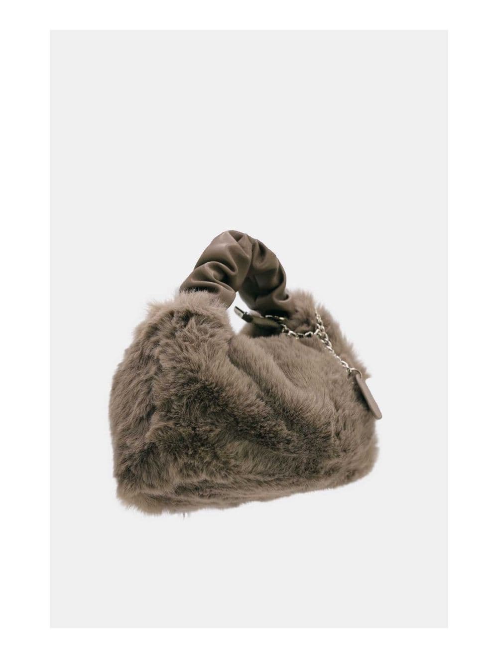 Mini Sac à Main Fausse Fourrure-23P-5689-Camel — vue 3