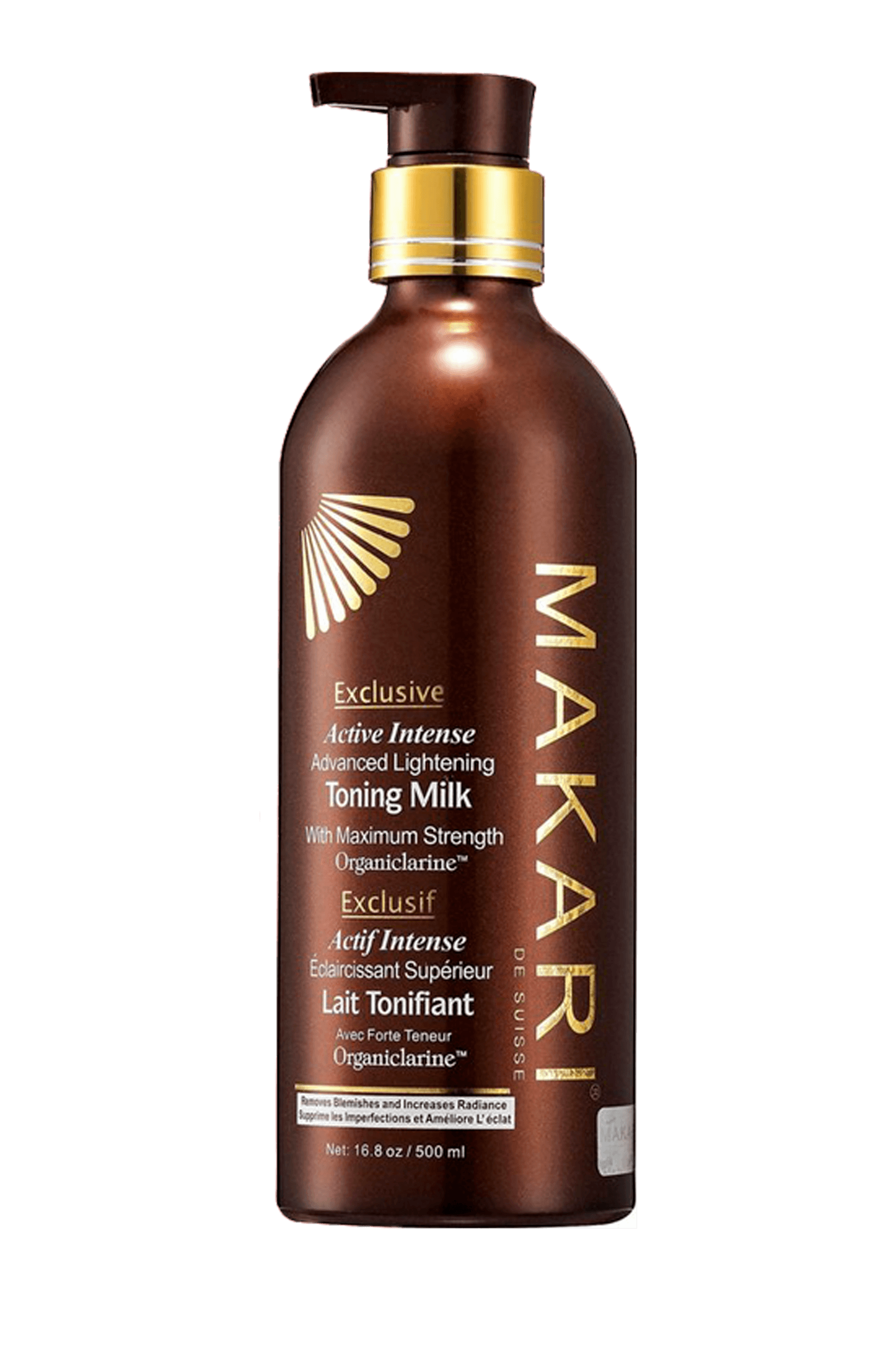 Makari Lait Tonifiant Avec Forte Teneur Organiclarine 500Ml