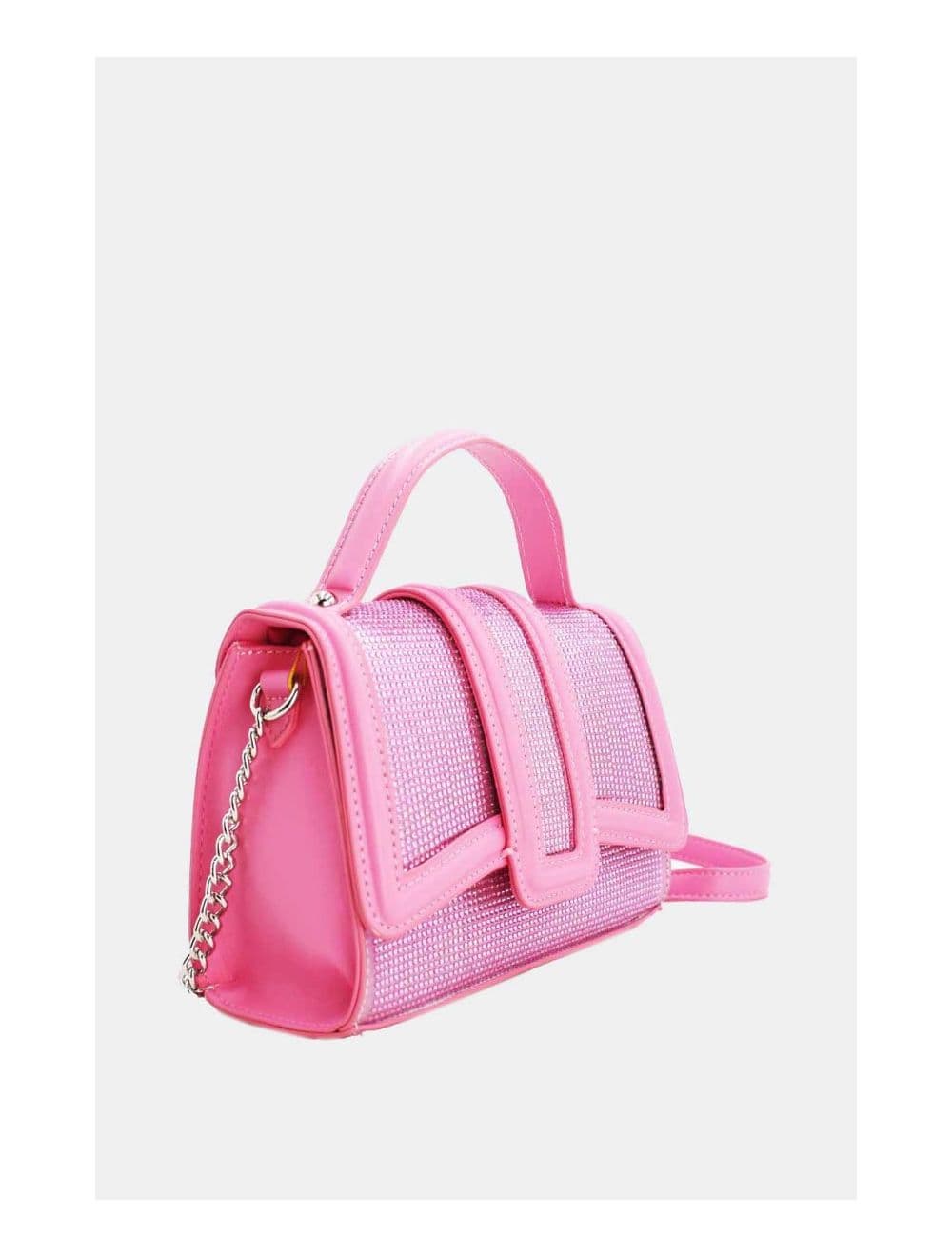Mini Sac à Main Strassé Style Vintage  22B-5592-Pink — vue 3