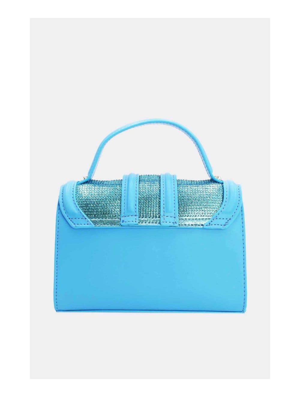 Mini Sac à Main Strassé Style Vintage  22B-5592-Blue — vue 3