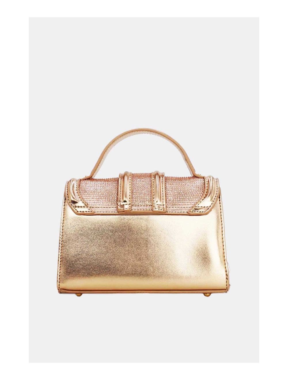 Mini Sac à Main Strassé Style Vintage  22B-5592-Champagne — vue 4