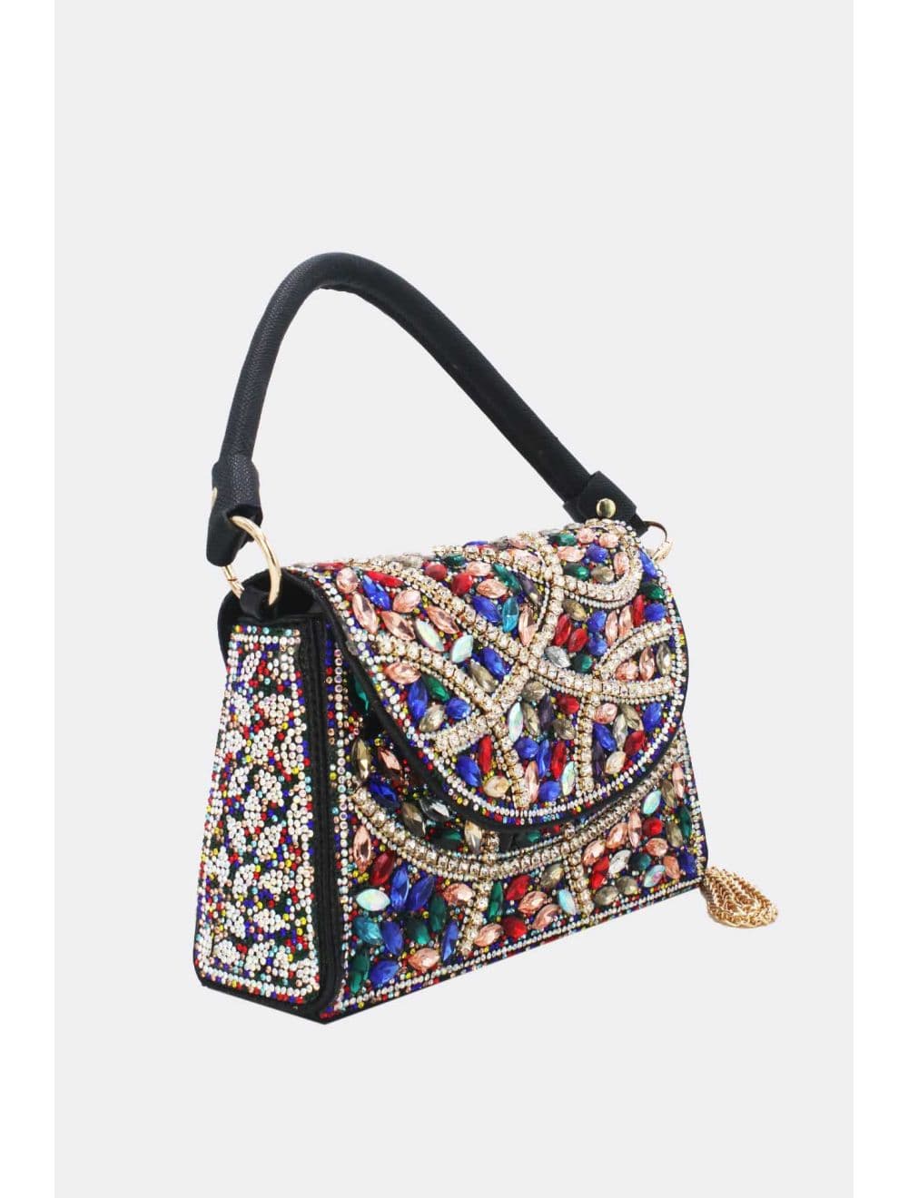 Sac à Main Soirée Strass 25P-6142-Multi
