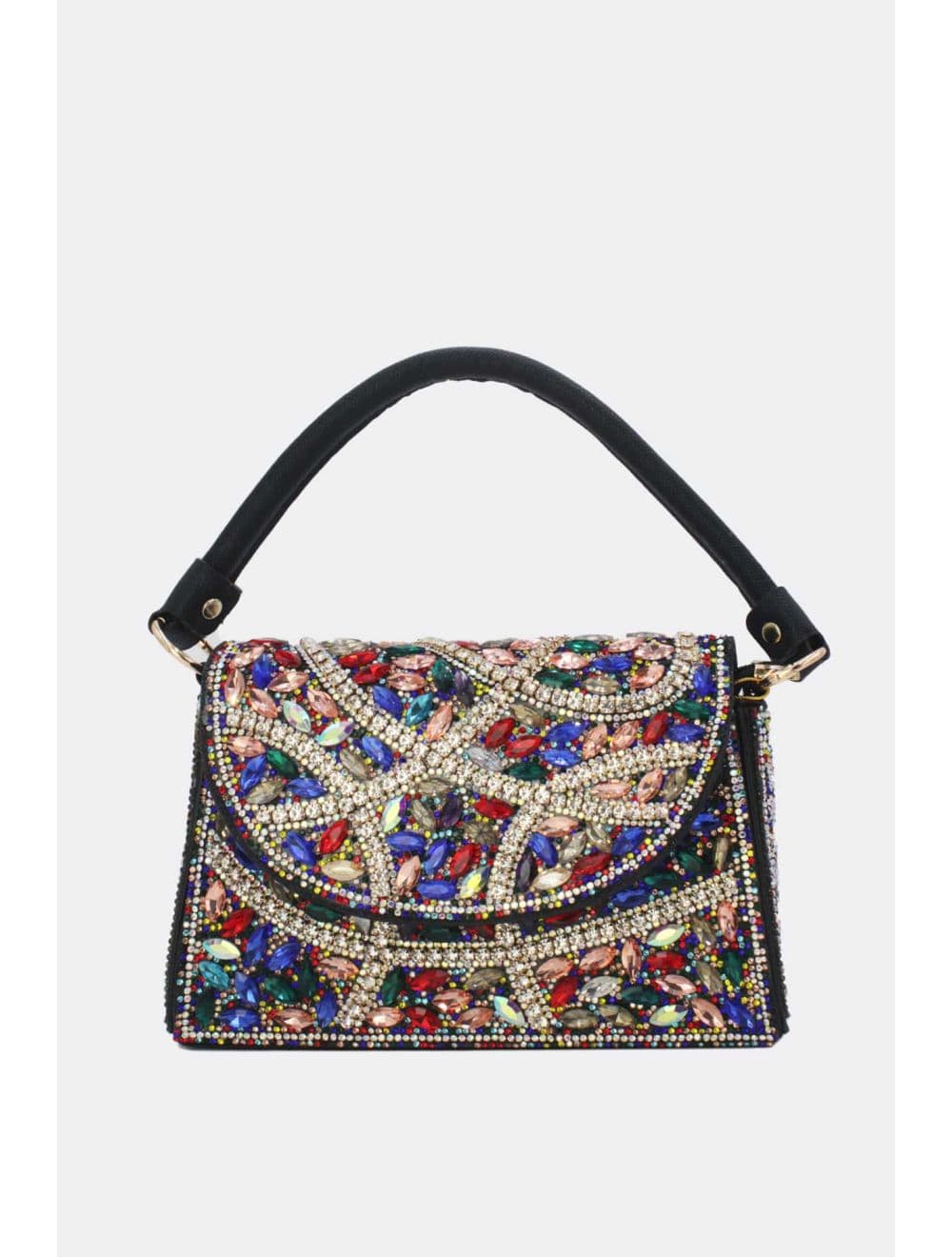 Sac à Main Soirée Strass 25P-6142-Multi — vue 3
