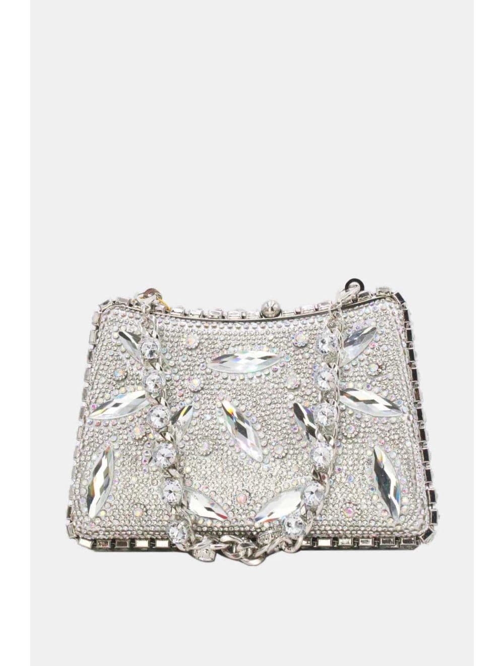 Sac Soirée Diamente 25P-6267-Argenté