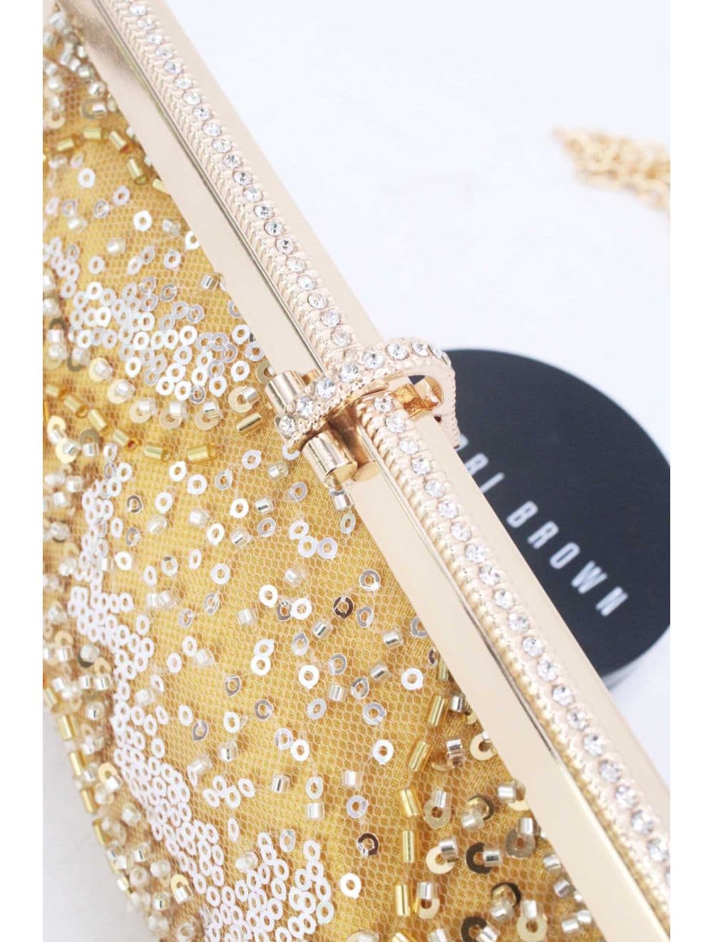 Sac Soirée Paillettes 25P-L250103-Doré — vue 3