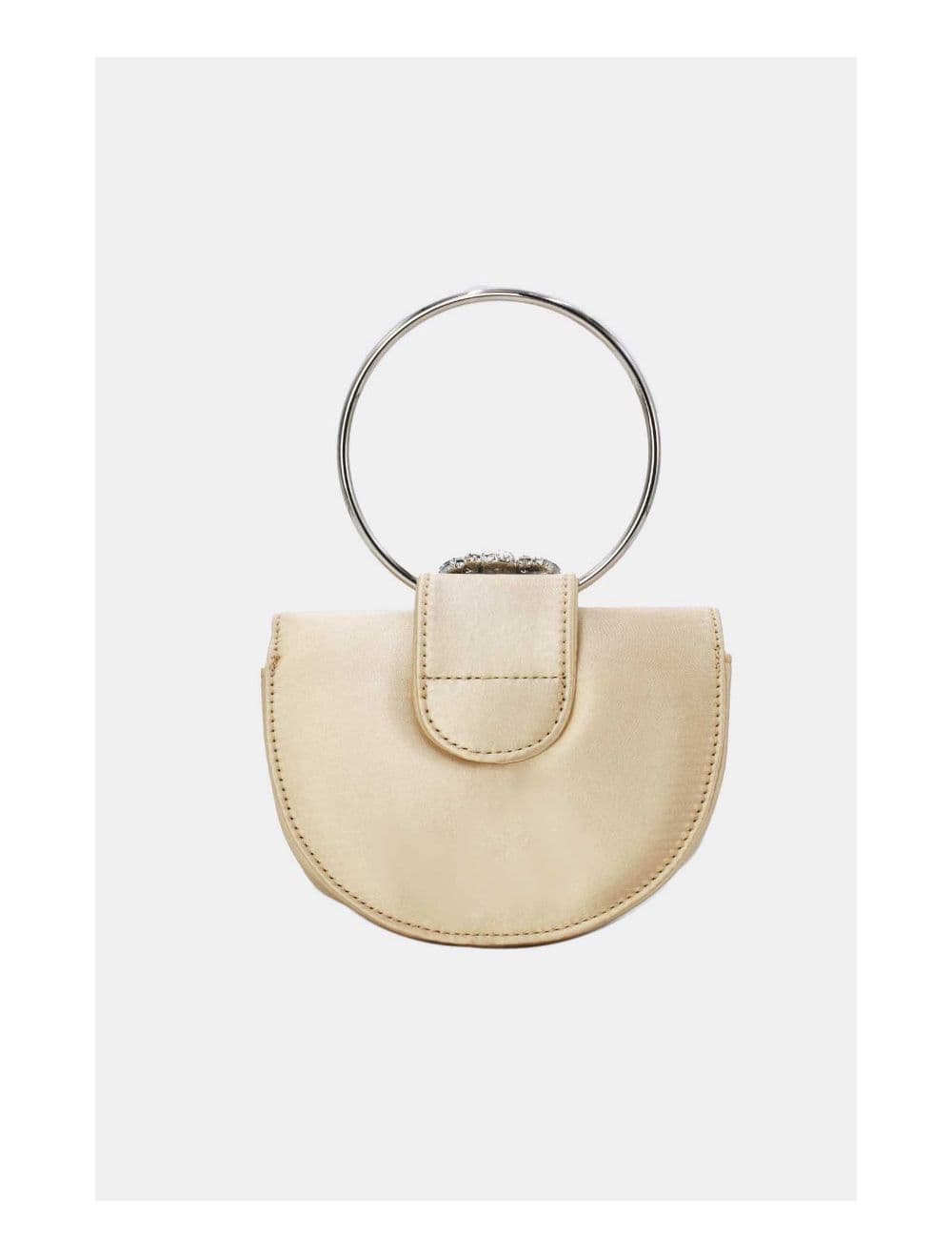 Sac Soirée à Languette Diamants 24P-5929-Doré — vue 4