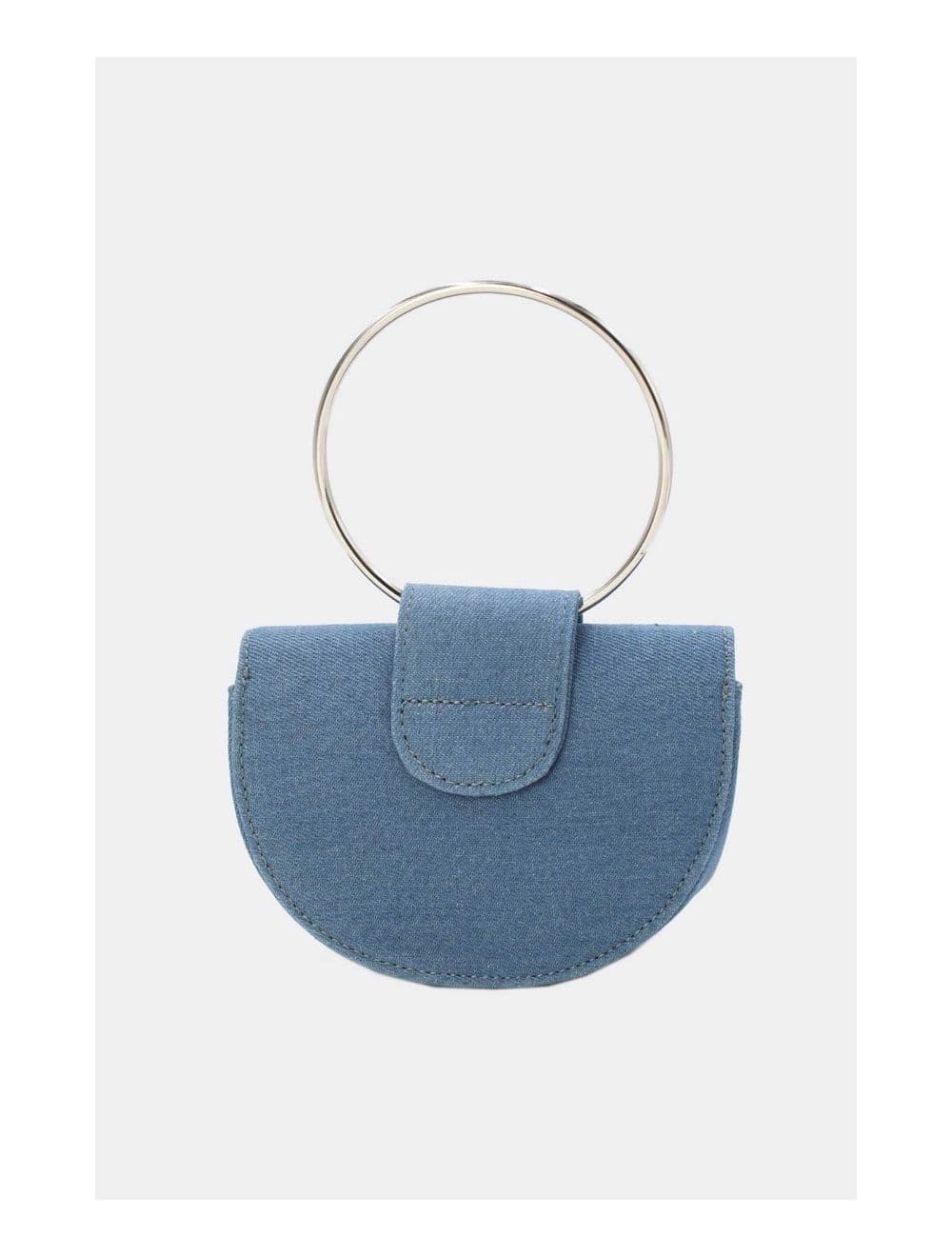 Sac Soirée Strass à Fleur 24P-5930-Bleu — vue 3