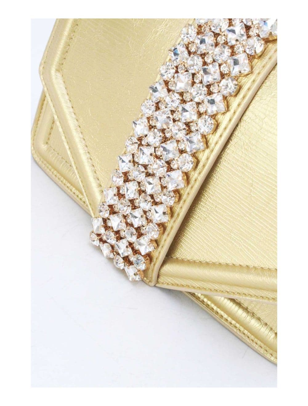 Sac Soirée Et Mariage Orné Diamants 24P-5871-Doré