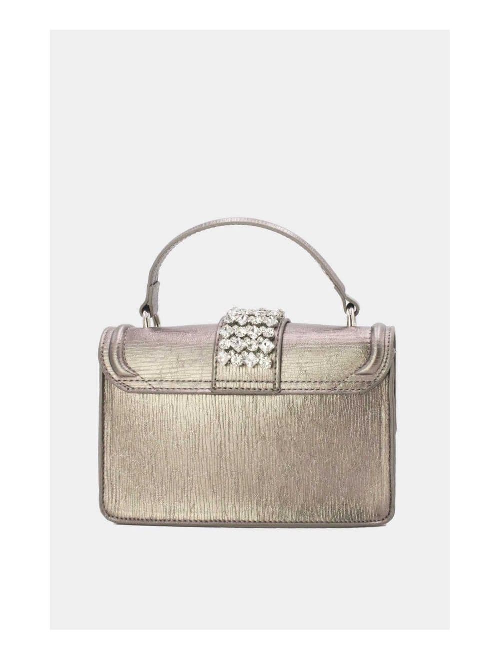 Sac Soirée Et Mariage Orné Diamants 24P-5871-Etain — vue 4