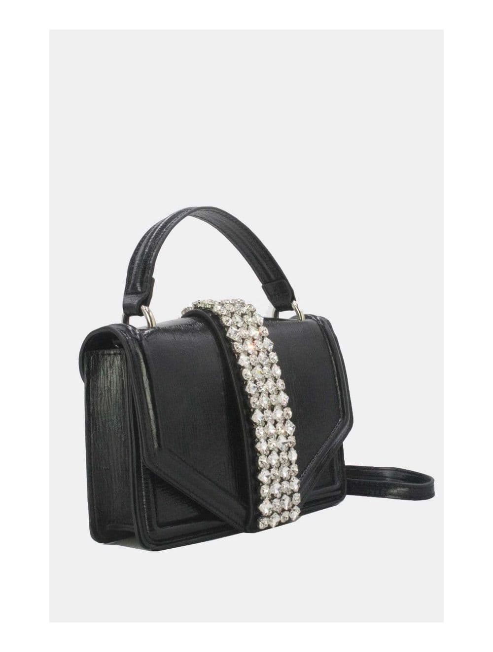 Sac Soirée Et Mariage Orné Diamants 24P-5871-Noir — vue 3