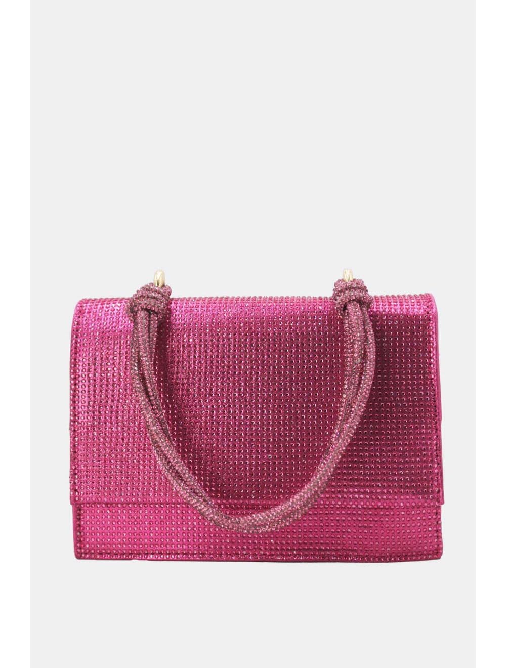 Sac Soirée Strass Minimaliste  23P-5708-Rose — vue 3
