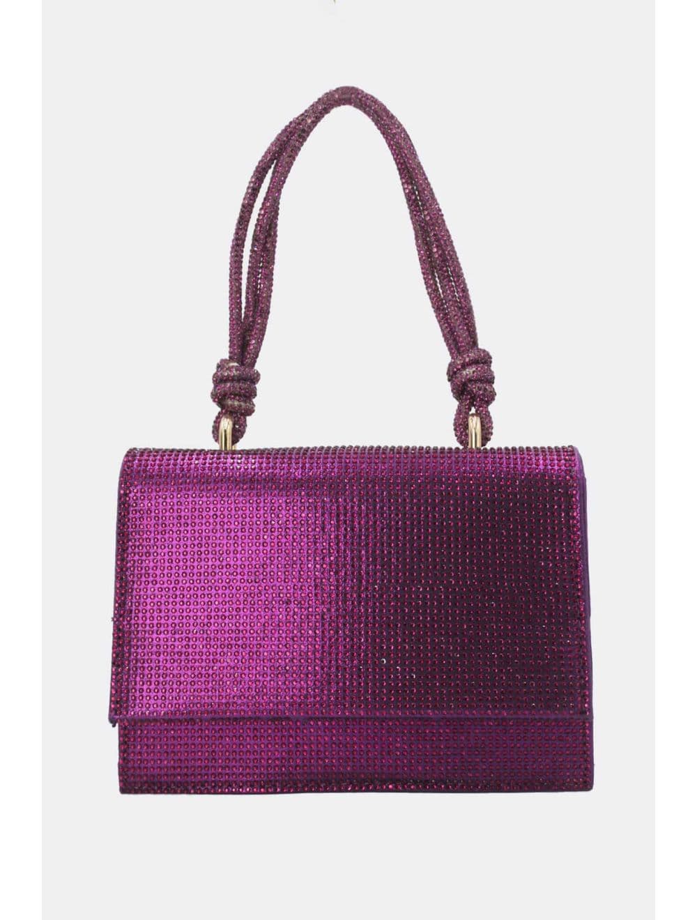Sac Soirée Strass Minimaliste  23P-5708-Violet — vue 5