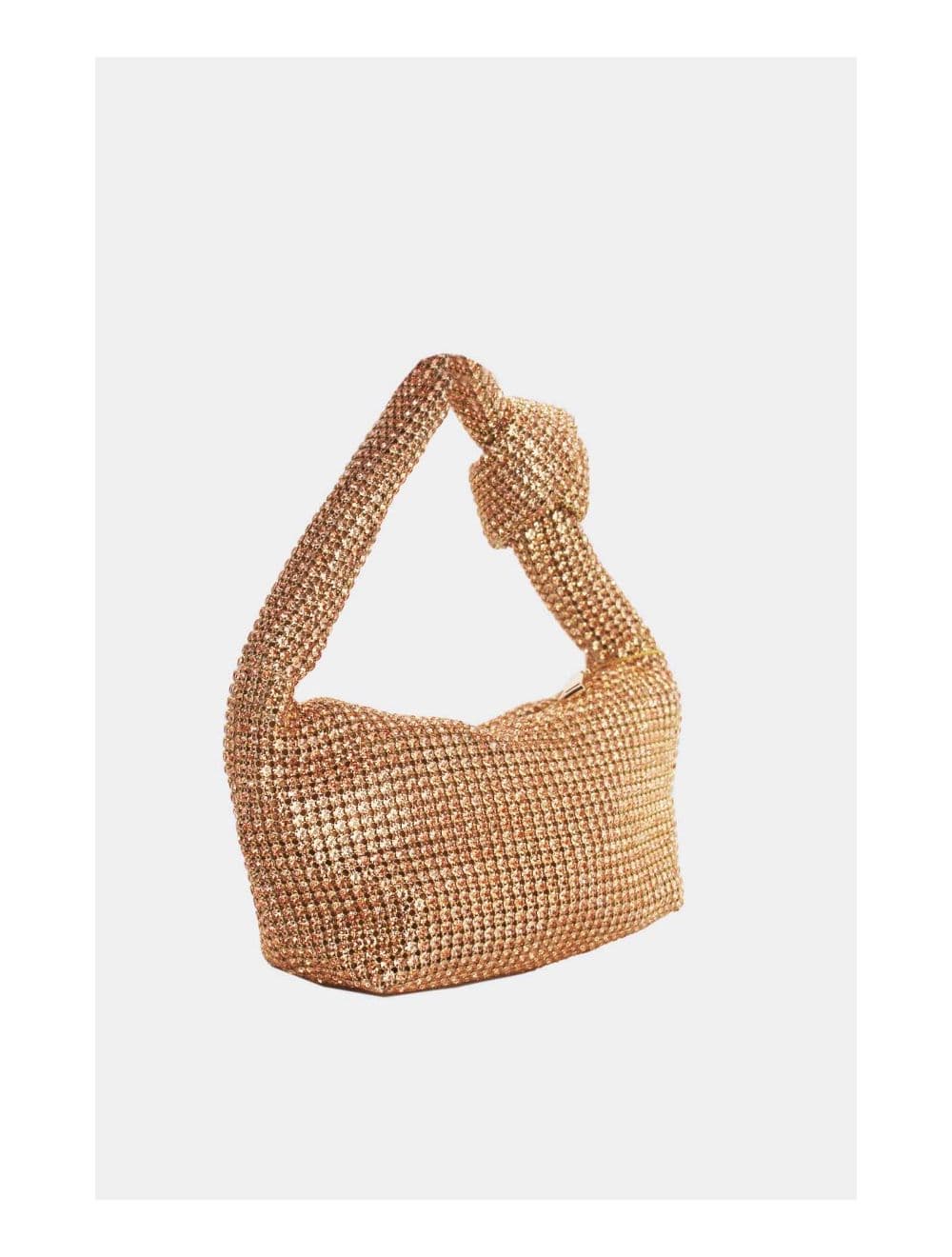 Sac Soirée Avec Nœud Strass 23P-5756#-Champagne — vue 3
