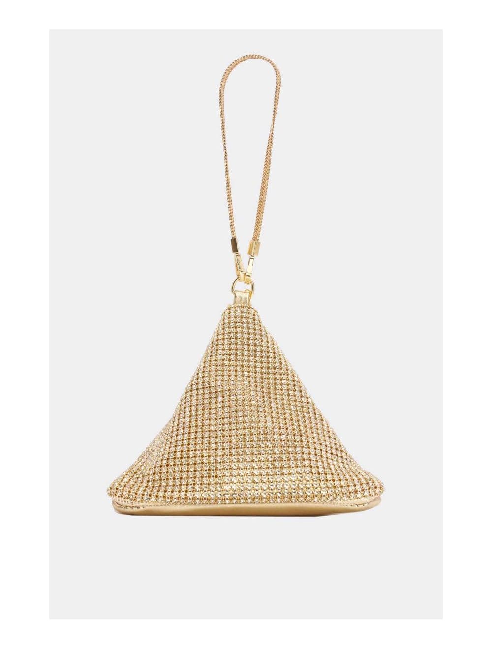 Pochette Soirée Triangle Strass 23P-5735-Gold — vue 4
