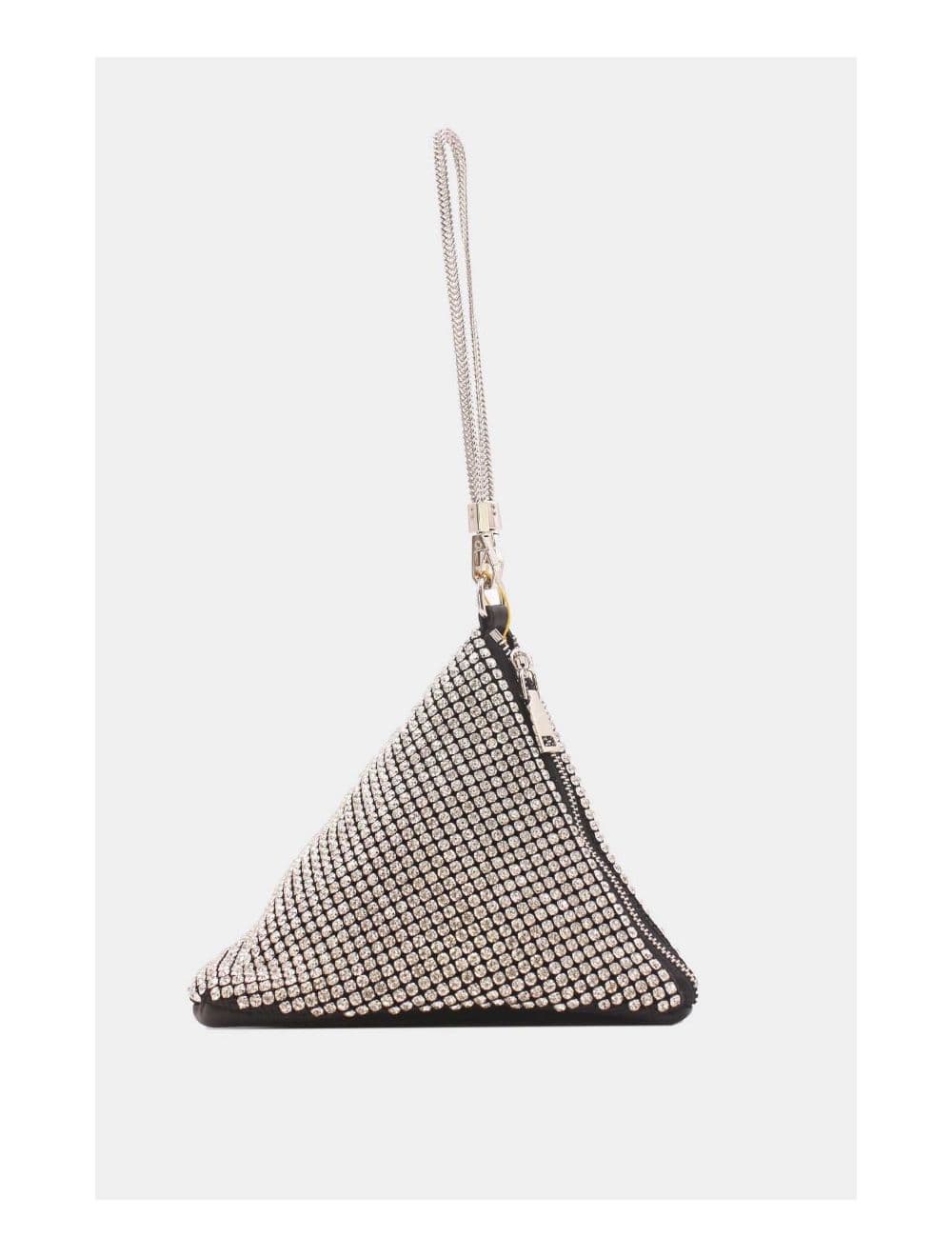 Pochette Soirée Triangle Strass 23P-5735-Black — vue 3