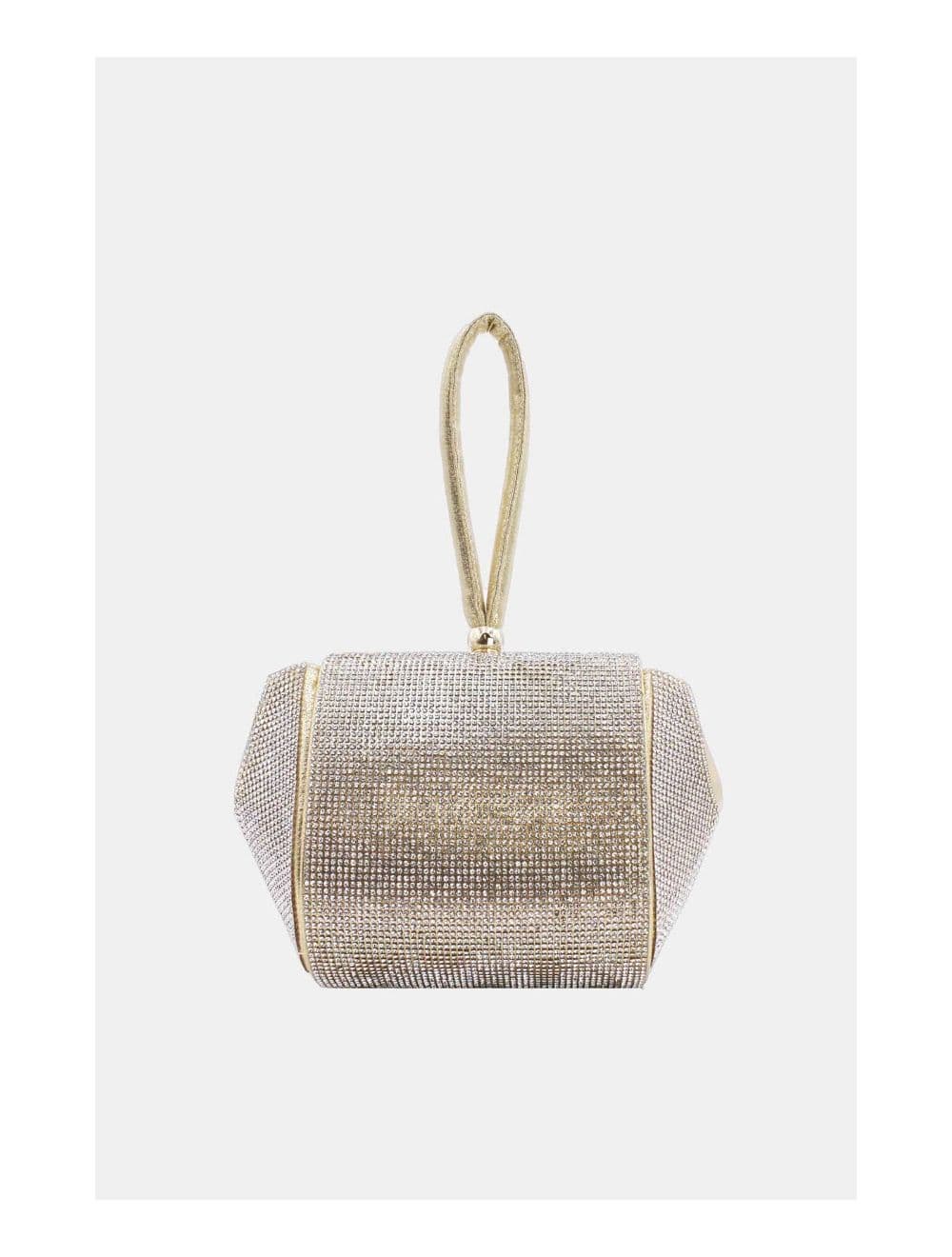 Pochette Soirée ou Mariage Avec Strass -21P-5355-Gold — vue 4