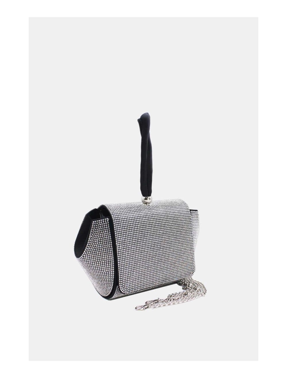 Pochette Soirée ou Mariage Avec Strass -21P-5355-Black — vue 3