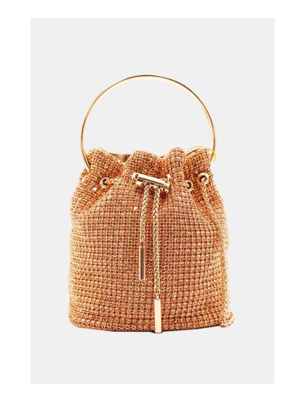 Petit Sac Seau Soirée Avec Strasse -22P-5505-Champagne
