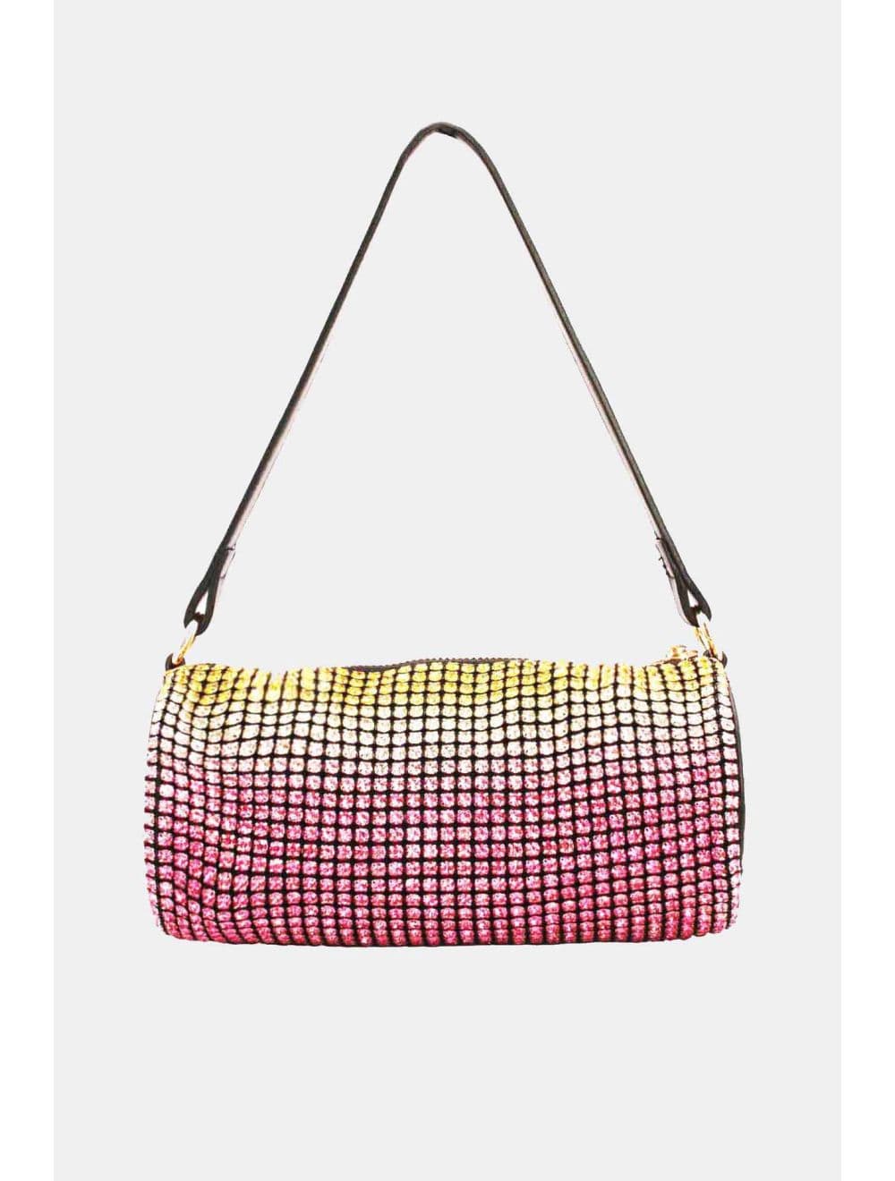 Sac Soirée Double Porté Strass-22P-5389-Multi