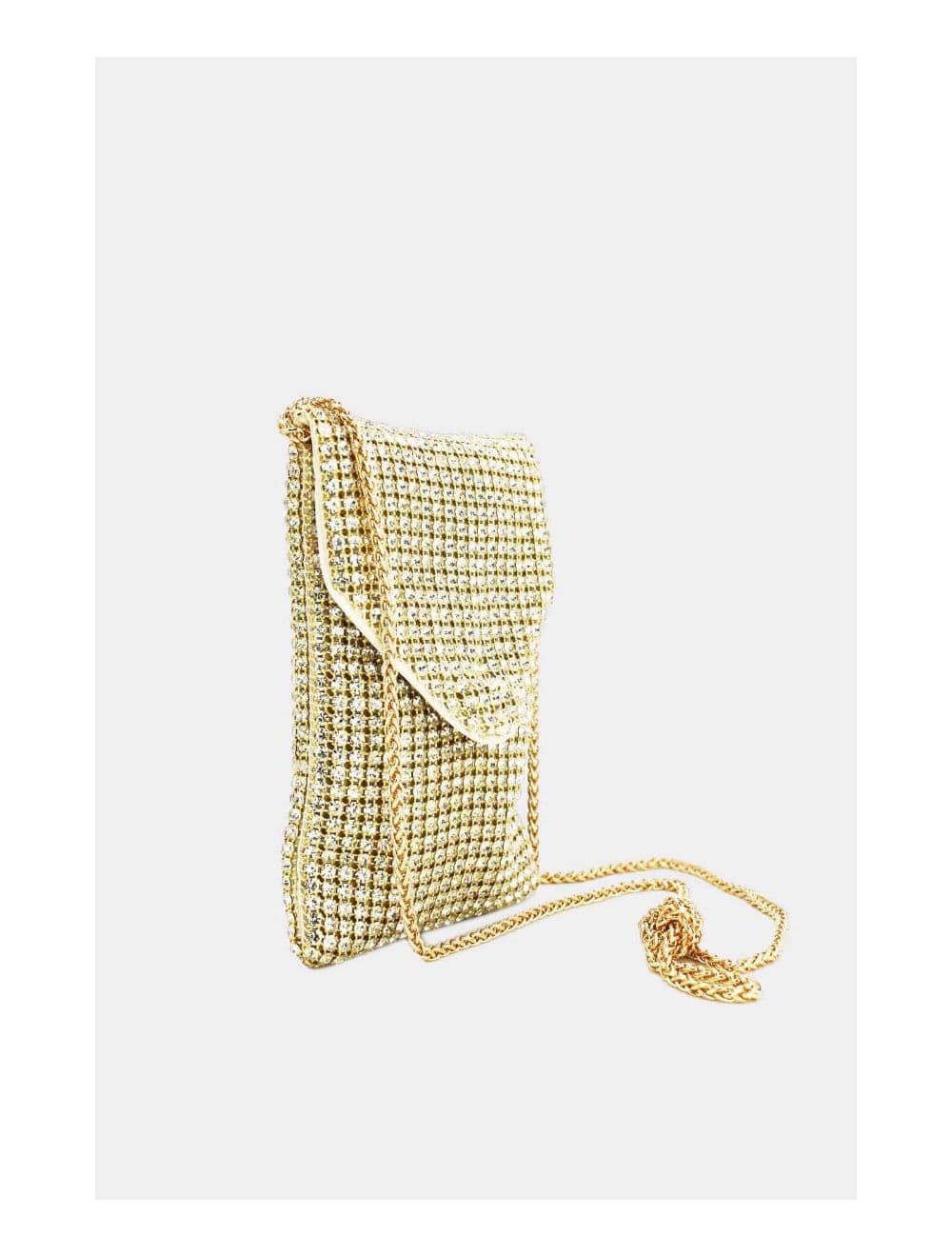 Pochette Soirée Avec Strasse -22P-5602-Doré — vue 2