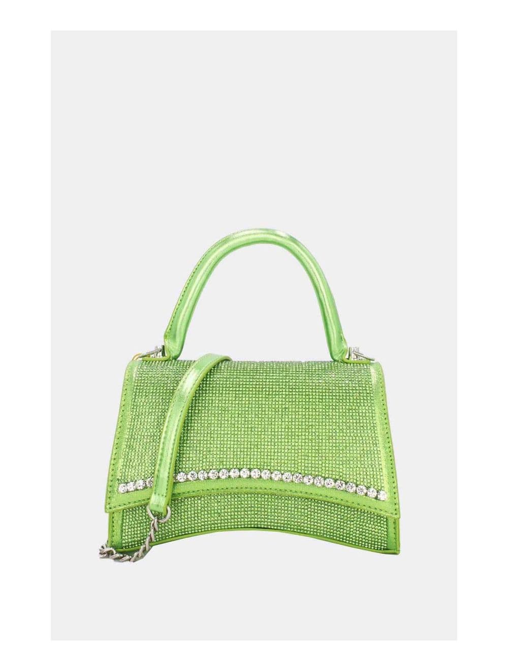Mini Sac à Main Strass-22P-5531-Vert