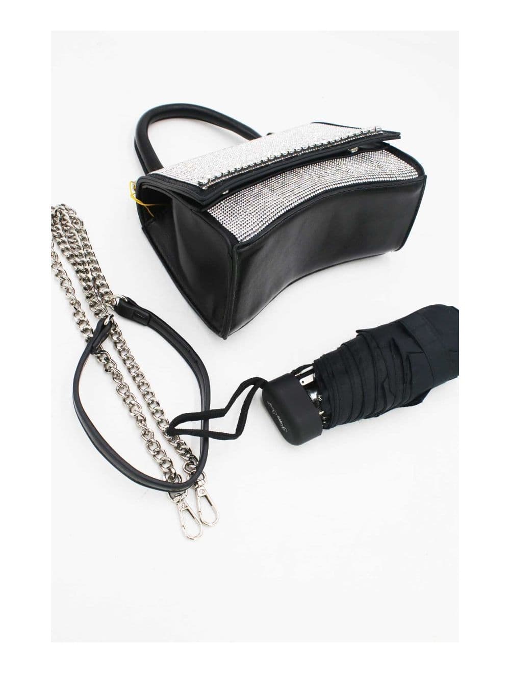 Mini Sac à Main Strass-22P-5531-Noir — vue 4